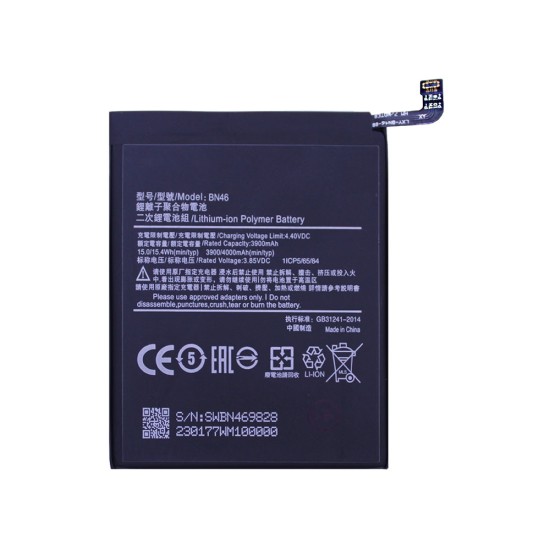 Battery BN46 for Xiaomi Redmi Note 6/Redmi 7/Redmi Note 8/Note 8T 4000mAh 